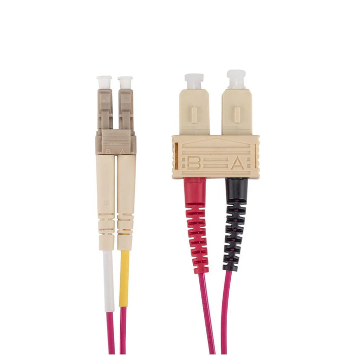 15M 50u LC/SC OM4 Fibre Lead (Duplex, Multimode) Raspberry Pink LSZH Jacket - LX2001 - Homewares, Outdoor, Phone Accessories, Cases, Speakers, Headphones + More -
