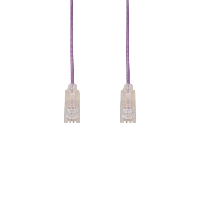 DYNAMIX 0.25m Cat6A 10G Purple Ultra-Slim Component Level UTP Patch Lead (30AWG) - LX2001 - Homewares, Outdoor, Phone Accessories, Cases, Speakers, Headphones + More -