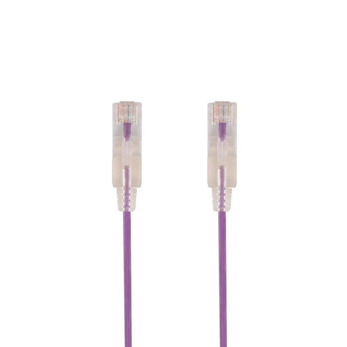 DYNAMIX 2.5m Cat6A 10G Purple Ultra-Slim Component Level UTP Patch Lead (30AWG) - LX2001 - Homewares, Outdoor, Phone Accessories, Cases, Speakers, Headphones + More -