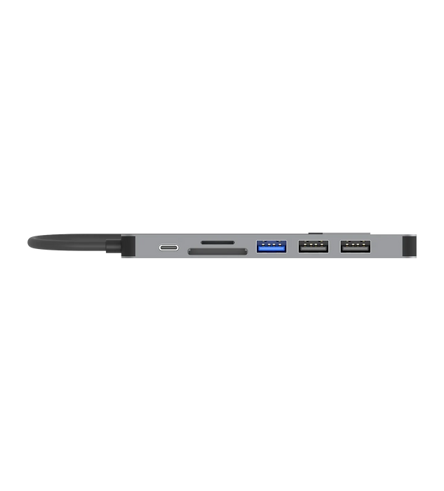 UNITEK 7-in-1 Multi-Port Hub with USB-C Connector. Includes 3x USB-A Ports, 1x H - LX2001 - Homewares, Outdoor, Phone Accessories, Cases, Speakers, Headphones + More -