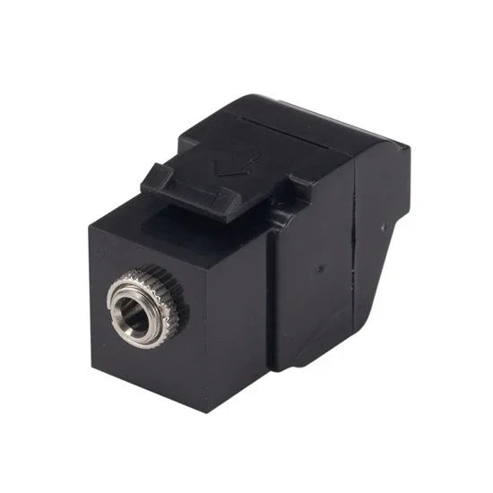 DYNAMIX Keystone Stereo Socket for HWS range. Black Colour - LX2001 - Homewares, Outdoor, Phone Accessories, Cases, Speakers, Headphones + More -