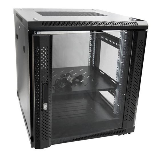 DYNAMIX 12RU Server Cabinet 700mm deep (600 x 700 x 743mm). Incl. 1x Fixed Shelf