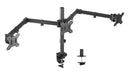 BRATECK 13"-27" Triple Monitor Economy Desk Mount Bracket. Detachable VESA Plate - LX2001 - Homewares, Outdoor, Phone Accessories, Cases, Speakers, Headphones + More -