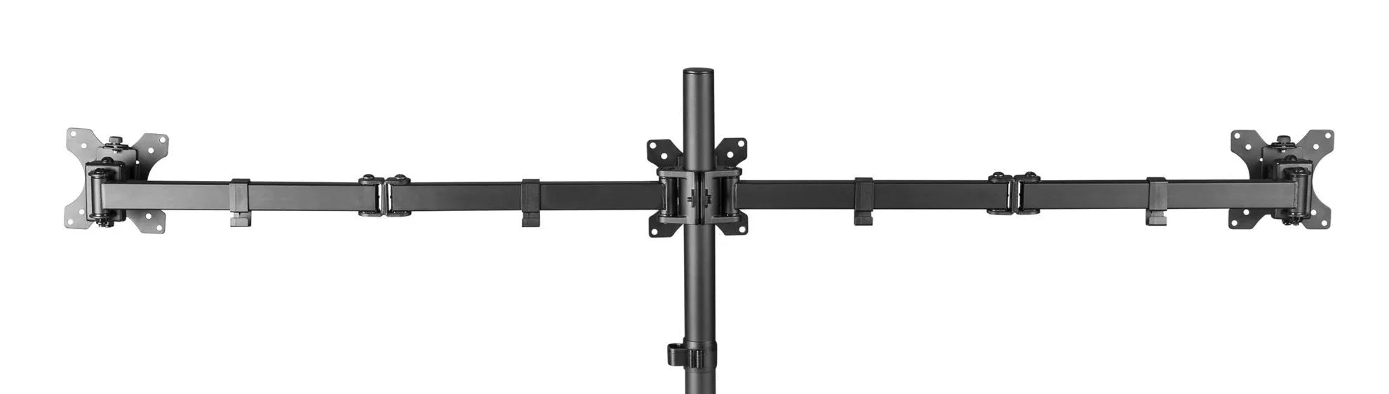 BRATECK 13"-27" Triple Monitor Economy Desk Mount Bracket. Detachable VESA Plate - LX2001 - Homewares, Outdoor, Phone Accessories, Cases, Speakers, Headphones + More -