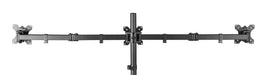 BRATECK 13"-27" Triple Monitor Economy Desk Mount Bracket. Detachable VESA Plate - LX2001 - Homewares, Outdoor, Phone Accessories, Cases, Speakers, Headphones + More -