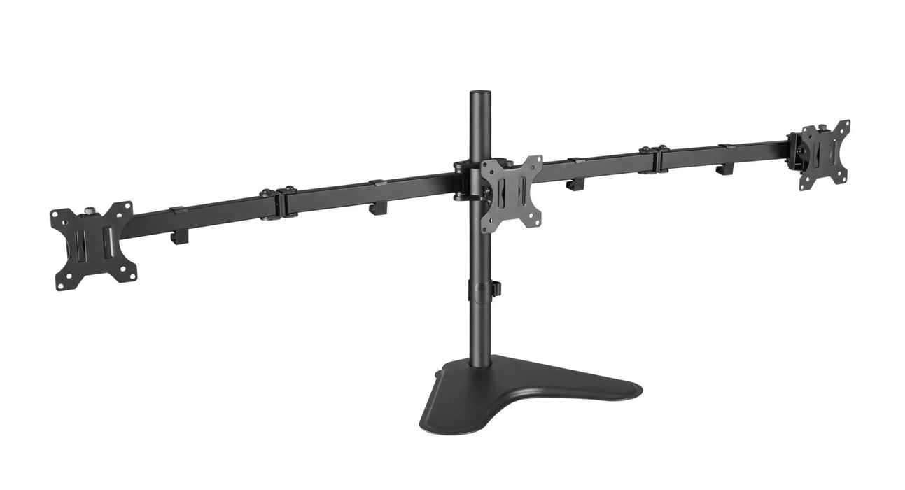 BRATECK 13"-27" Triple Monitor Economy Desk Mount Stand. Detachable VESA Plate, - LX2001 - Homewares, Outdoor, Phone Accessories, Cases, Speakers, Headphones + More -