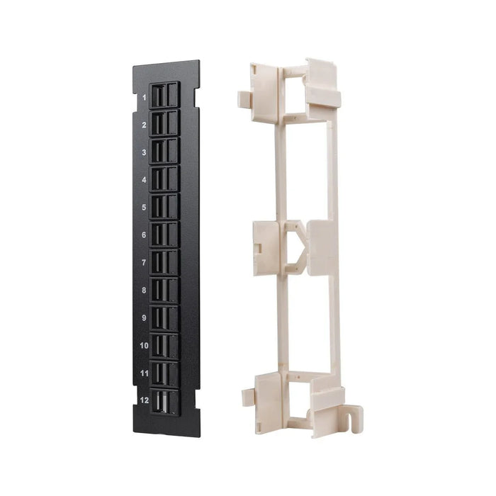 DYNAMIX Mini 1U 12 Port Unloaded Wall Mountable Keystone Patch Panel. - LX2001 - Homewares, Outdoor, Phone Accessories, Cases, Speakers, Headphones + More -