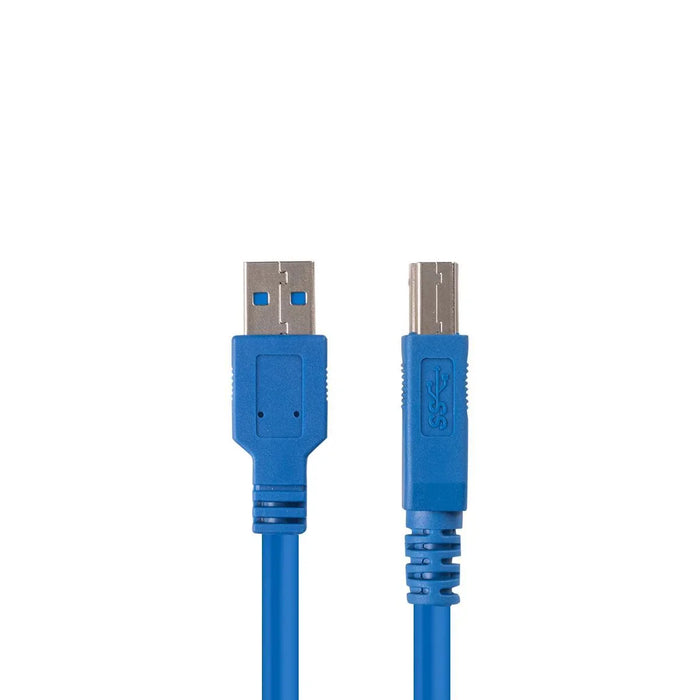 DYNAMIX 1m USB 3.0 USB-A Male to USB-B Male Cable. Colour Blue - LX2001 - Homewares, Outdoor, Phone Accessories, Cases, Speakers, Headphones + More -