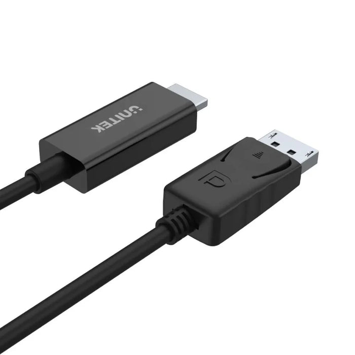 UNITEK 1.8m DisplayPort to HDMI Cable. Supports FHD up to 1920x1200 PC & HDTV up - LX2001 - Homewares, Outdoor, Phone Accessories, Cases, Speakers, Headphones + More -