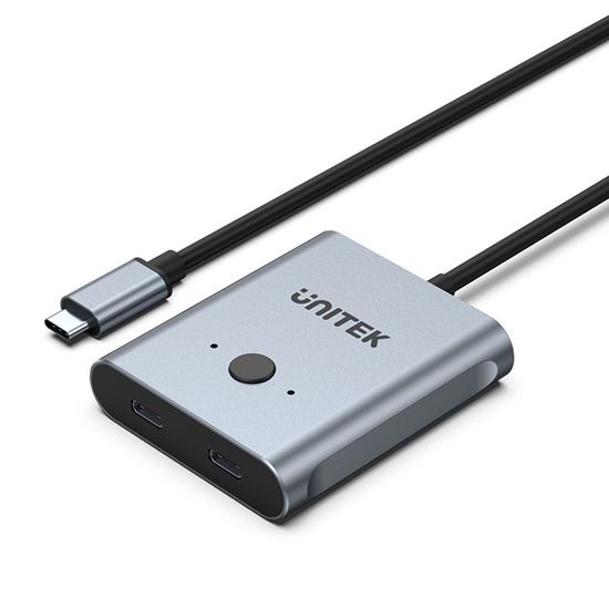 UNITEK USB-C Bi-directional Switch. Supports up to 4K@144Hz. Supports up to 10Gb