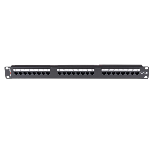 DYNAMIX 24 Port 19'' Cat6 UTP Patch Panel with plastic labelling kit. T568A & T5 - LX2001 - Homewares, Outdoor, Phone Accessories, Cases, Speakers, Headphones + More -