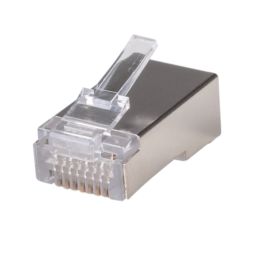 DYNAMIX RJ45 Cat6/6A 23AWG Solid Shielded Round Modular Plug. 50pc Jar. 8P8C, 50 - LX2001 - Homewares, Outdoor, Phone Accessories, Cases, Speakers, Headphones + More -