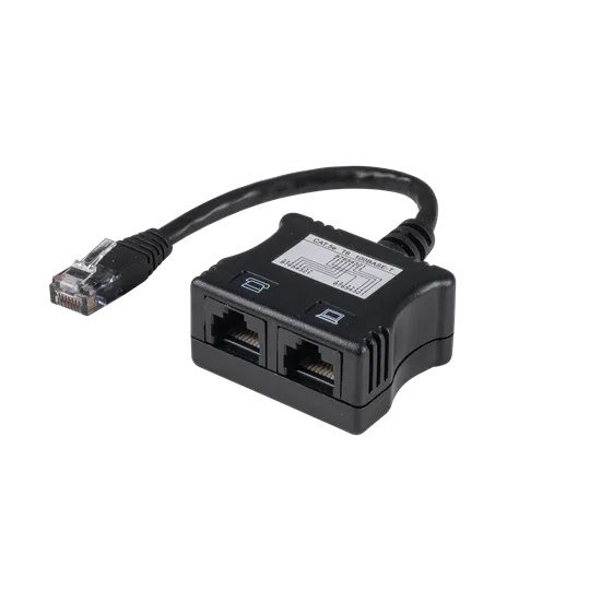 DYNAMIX RJ45 Dual Adapter (1x Digital Ph. and 1 x UTP) with short cabl ...