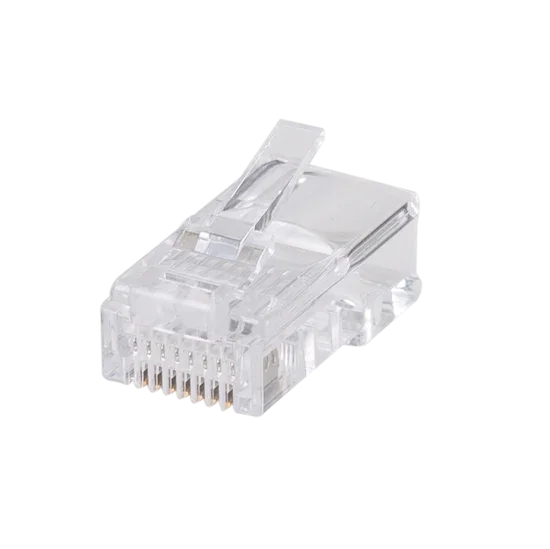 DYNAMIX RJ45 Plug 20pc Bag, 8P8C Modular Plug (Round, Solid). 50 micron - LX2001 - Homewares, Outdoor, Phone Accessories, Cases, Speakers, Headphones + More -