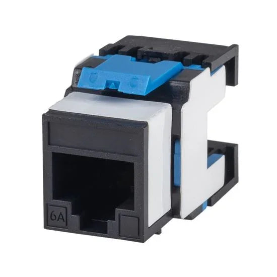DYNAMIX Cat6A 180 Unshielded Keystone Jack, Dual IDC. Colour Black - LX2001 - Homewares, Outdoor, Phone Accessories, Cases, Speakers, Headphones + More -