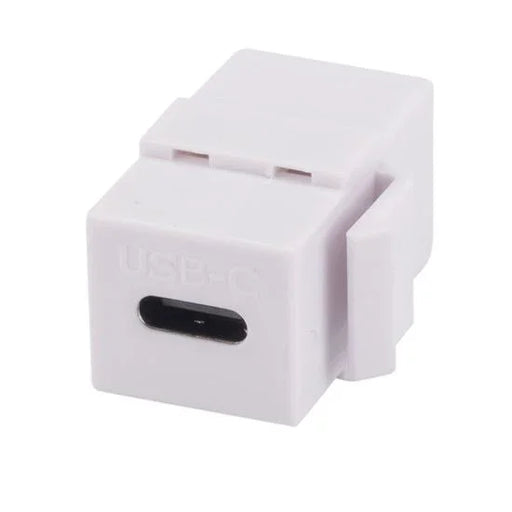 DYNAMIX USB-C 3.1 Keystone Jack Female to Female Connectors. White Colour. - LX2001 - Homewares, Outdoor, Phone Accessories, Cases, Speakers, Headphones + More -