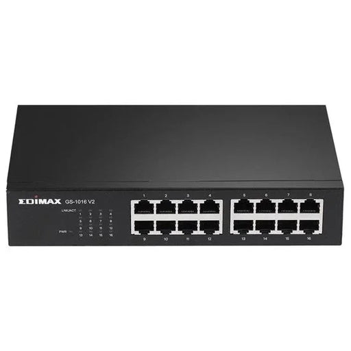 EDIMAX 16 Port 10/100/1000 Gigabit Rack-mount Unmanaged Switch. High-Speed Netwo - LX2001 - Homewares, Outdoor, Phone Accessories, Cases, Speakers, Headphones + More -