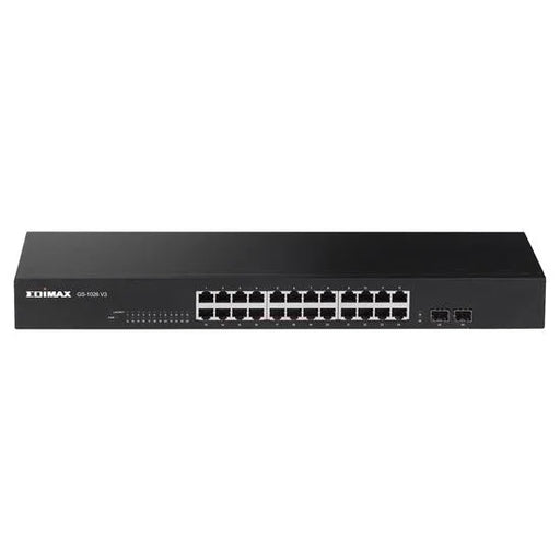 EDIMAX 24 Port Gigabit Rack-Mount Unmanaged Switch + 2 SFP Ports. High-Speed Net - LX2001 - Homewares, Outdoor, Phone Accessories, Cases, Speakers, Headphones + More -