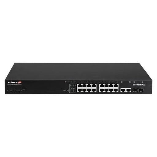 EDIMAX 18-Port Surveillance Long Range Gigabit PoE+ Web Smart Switch with 2 Giga - LX2001 - Homewares, Outdoor, Phone Accessories, Cases, Speakers, Headphones + More -
