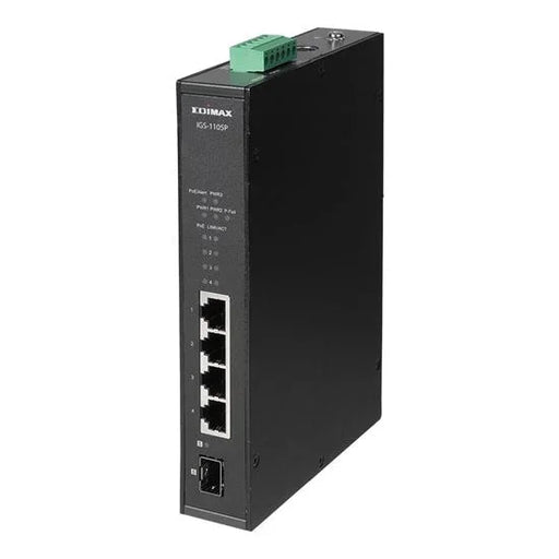 EDIMAX Industrial 5-Port Gigabit PoE+ DIN Rail Switch. 4 x Gigabit Ethernet Port - LX2001 - Homewares, Outdoor, Phone Accessories, Cases, Speakers, Headphones + More -