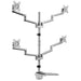 BRATECK 17"-32" Quad Arm Premium Articulating Monitor Stand. Arm Extension 447mm - LX2001 - Homewares, Outdoor, Phone Accessories, Cases, Speakers, Headphones + More -