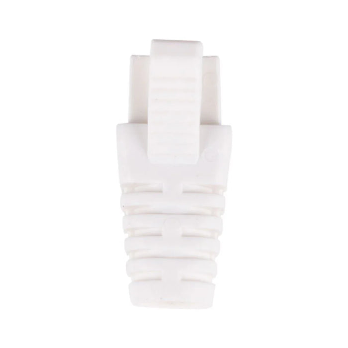 DYNAMIX WHITE RJ45 Strain Relief Boot - Slimline with Clip Protector (6.0 mm Out - LX2001 - Homewares, Outdoor, Phone Accessories, Cases, Speakers, Headphones + More -