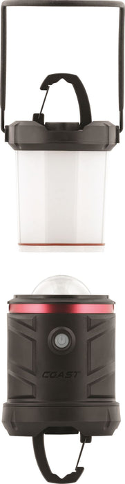 COAST LED Lantern with Dual-Colour White & Red Beam. 1250 Lumens. IP54 Water & D