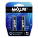 MAXLIFE AA Rechargeable Battery NIMH 2500mAh. 2Pk. - LX2001 - Homewares, Outdoor, Phone Accessories, Cases, Speakers, Headphones + More -