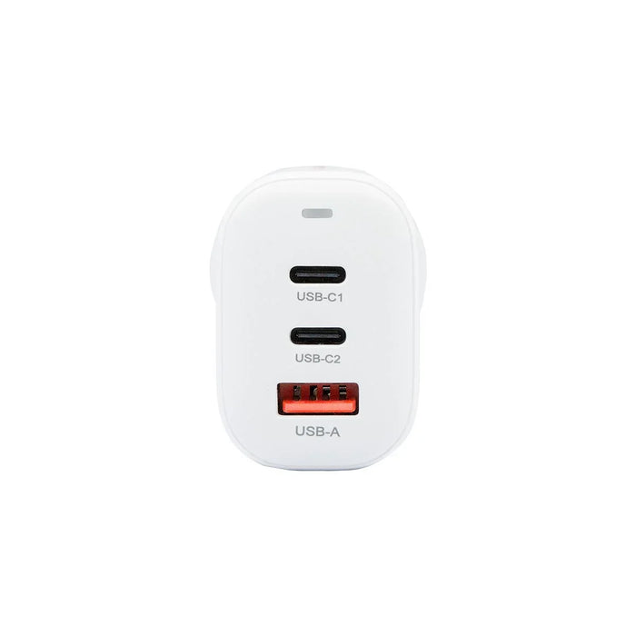 DYNAMIX 65W PD USB-C and USB-A Wall Charger. White - LX2001 - Homewares, Outdoor, Phone Accessories, Cases, Speakers, Headphones + More -