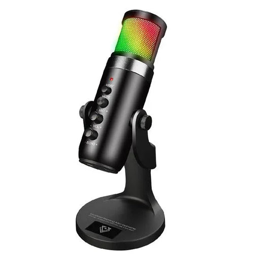 VERTUX Cardioid Gaming Microphone with 5 Mode RGB LED Light. One Touch Mute, USB - LX2001 - Homewares, Outdoor, Phone Accessories, Cases, Speakers, Headphones + More -