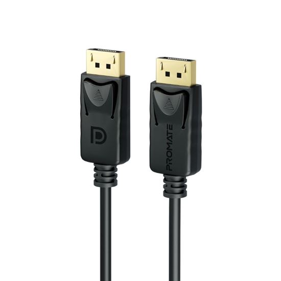 PROMATE 1.2m 1.4 DisplayPort Cable. Supports HD up to 8K@60Hz. Supports 32.4Gbps