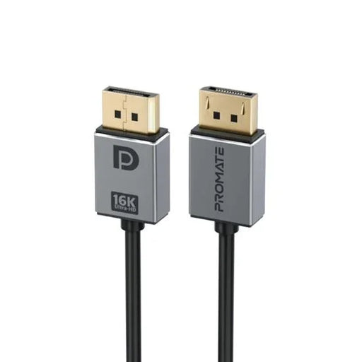 PROMATE 2m DisplayPort Cable. Supports HD up to 16K@60Hz. Supports 80Gbps Data T - LX2001 - Homewares, Outdoor, Phone Accessories, Cases, Speakers, Headphones + More -