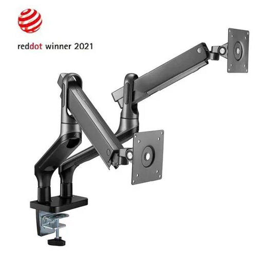 BRATECK 17''-32'' Premium Aluminium Dual Spring-Assisted Desk Mount Monitor Arm. - LX2001 - Homewares, Outdoor, Phone Accessories, Cases, Speakers, Headphones + More -