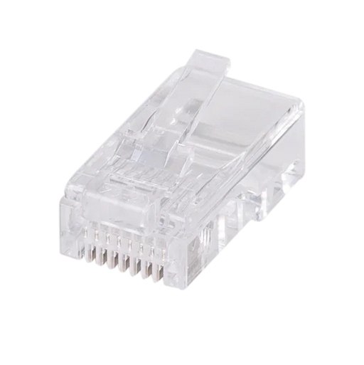 DYNAMIX RJ45 Plug 20pc Bag, 8P8C Modular Plug (Flat, Stranded). 50 micron - LX2001 - Homewares, Outdoor, Phone Accessories, Cases, Speakers, Headphones + More -