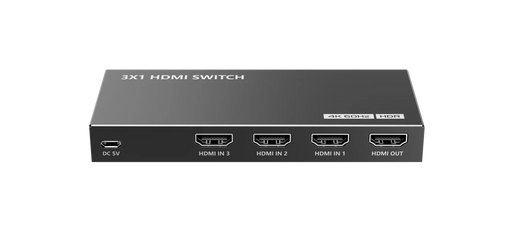 LENKENG 4K 3-In-1-Out HDMI HDR Switch. Support 12 bit full HD video, 3D video an - LX2001 - Homewares, Outdoor, Phone Accessories, Cases, Speakers, Headphones + More -