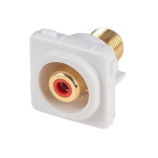 AMDEX Red RCA to F Connector. Gold Plated - LX2001 - Homewares, Outdoor, Phone Accessories, Cases, Speakers, Headphones + More -