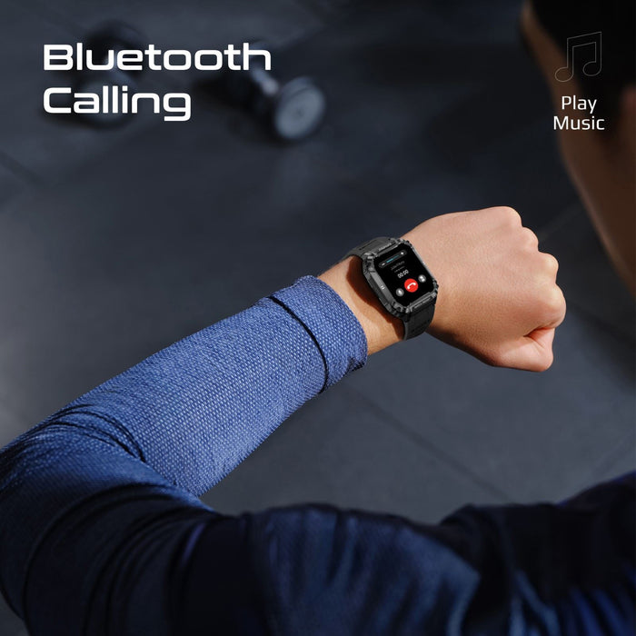 PROMATE IP67 Shock-Resist Smart Watch with Fitness Tracker & Bluetooth Calling.