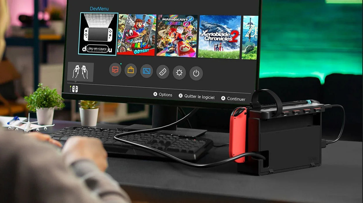 UNITEK Switch 4-in-1 Game Card Reader with 4x Card Reader Slots. One-touch Displ - LX2001 - Homewares, Outdoor, Phone Accessories, Cases, Speakers, Headphones + More -