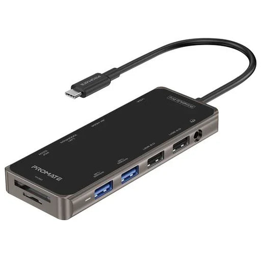 PROMATE 11-in-1 USB Multi-Port Hub with USB-C Connector. Includes 100W PD, Dual - LX2001 - Homewares, Outdoor, Phone Accessories, Cases, Speakers, Headphones + More -