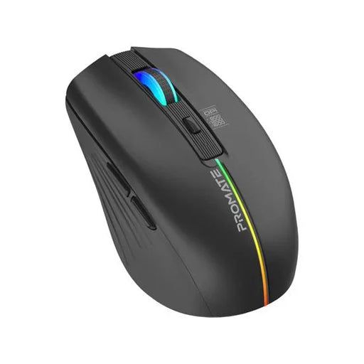 PROMATE Ergonomic Wireless Optical Mouse with LED Rainbow Lights & 500mAh Rechar - LX2001 - Homewares, Outdoor, Phone Accessories, Cases, Speakers, Headphones + More -