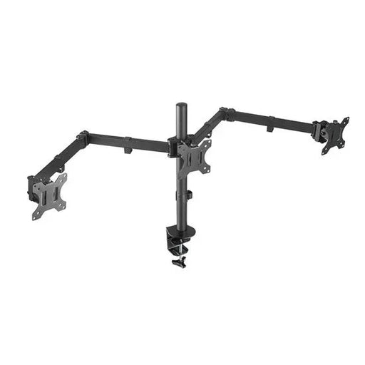 BRATECK 13"-27" Triple Monitor Economy Desk Mount Bracket. Detachable VESA Plate - LX2001 - Homewares, Outdoor, Phone Accessories, Cases, Speakers, Headphones + More -