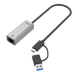 UNITEK USB to 2.5G Ethernet Adapter with 2-in-1 Connectors (USB-C & USB-A). Supp - LX2001 - Homewares, Outdoor, Phone Accessories, Cases, Speakers, Headphones + More -