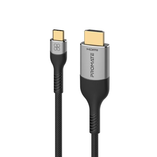 PROMATE 1.8m USB-C to HDMI Cable Supports up to 8K@60Hz UHD Res & 48Gbps Data Tr