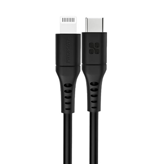 PROMATE 3m 20W PD USB-C to Lightning Charge & Sync Cable. For Apple iPhone, iPad