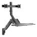 BRATECK 17-27" Wall Mount Dual Monitor Gas Spring Sit-Stand Workstation. Folding - LX2001 - Homewares, Outdoor, Phone Accessories, Cases, Speakers, Headphones + More -