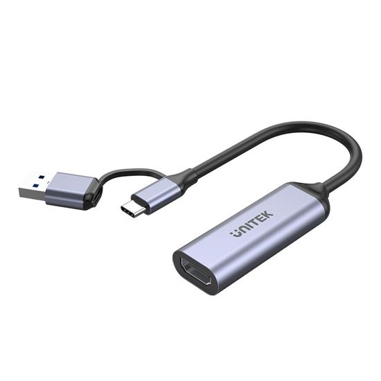 UNITEK USB-C to HDMI Adapter. Supports Resolution up to 4K@30Hz. Includes Both U