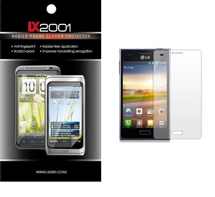 LG Optimus L5 E610 Leather Case + Screen Protector - LX2001 - Homewares, Outdoor, Phone Accessories, Cases, Speakers, Headphones + More -