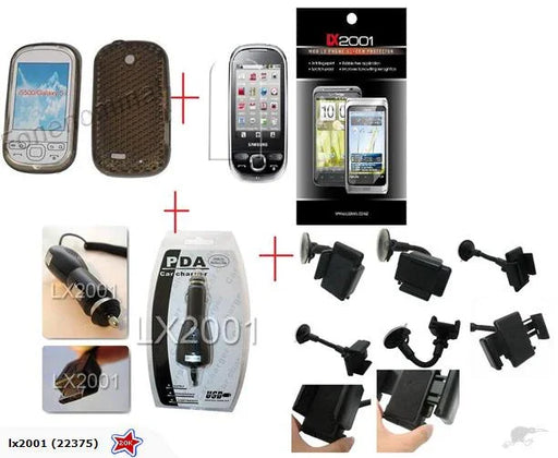 Samsung Galaxy 550 Gel Case SP Car Charger Kit - LX2001 - Homewares, Outdoor, Phone Accessories, Cases, Speakers, Headphones + More -