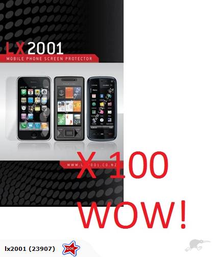iPhone 4 Screen Protector x 100