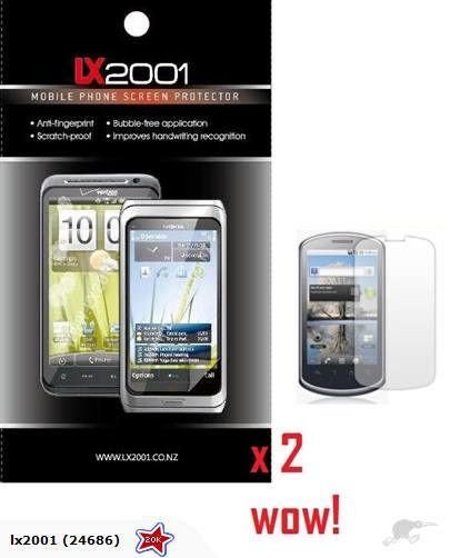 Huawei Ideos X5 U8800 Screen Protector x 2 - LX2001 - Homewares, Outdoor, Phone Accessories, Cases, Speakers, Headphones + More -